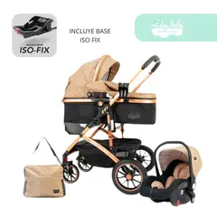 GENERICO - Coche Cuna MOISES Modelo Monaco 3.0 Beige