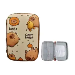 GENERICO - CARTUCHERA ORGANIZADORA 3D CAPIBARA BABY