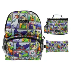 CHILDRENS CLUB - Set Mochila Lonchera y Cartuchera Among Us