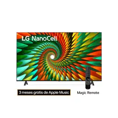 LG - Televisor 50 NanoCell UHD 4K Smart 50NANO77SRA