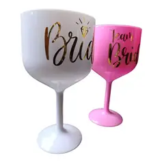 GENERICO - Set x 5 copas gin para la novia y el team bride despedida de soltera