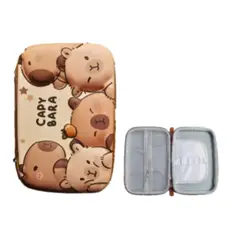 GENERICO - CARTUCHERA ORGANIZADORA 3D CAPIBARA CARITAS