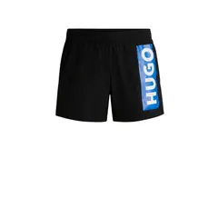 HUGO BOSS - Bañador tipo shorts de secado rápido con forro parcial