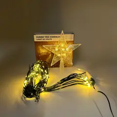 FLORIPA - Luces Navideñas De 2M Con Puntera En Estrella LED Cv904 FLORIPASTORE