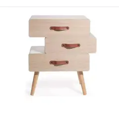 NACION MUEBLES - VELADOR ROXANA COLOR BLANCO