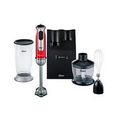OSTER - Batidora de Inmersión con Accesorios FPSTHB2801 051 Rojo