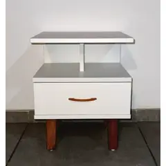 NACION MUEBLES - VELADOR RONALDO COLOR BLANCO