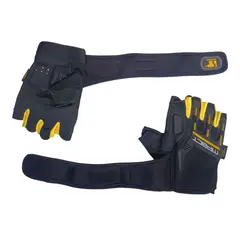 TODO FIT - Guantes ejercicio de pesas ciclismo amarillo