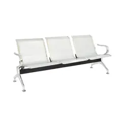 OFIDEAS - Banqueta de Espera-Tandem Sin Tapiz 3 Asientos Gris