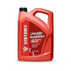 VISTONY - Líquido para Radiador Refrigerante Galón Rojo