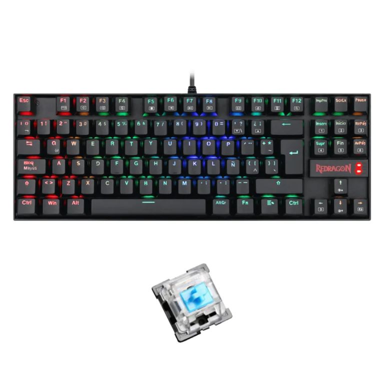Teclado  KUMARA K552RGB black BLUE SWITCH Español