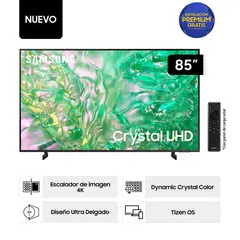 Televisor 85 Pulg. Crystal UHD 4K Smart TV Tizen UN85DU8000GXPE