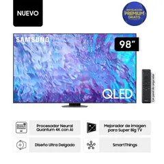SAMSUNG - Televisor 98 Pulg. QLED UHD 4K Smart TV Tizen QN98Q80CAGXPE