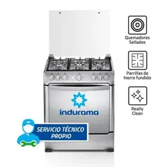 INDURAMA - Cocina Parma Zafiro Croma 6 Quemadores