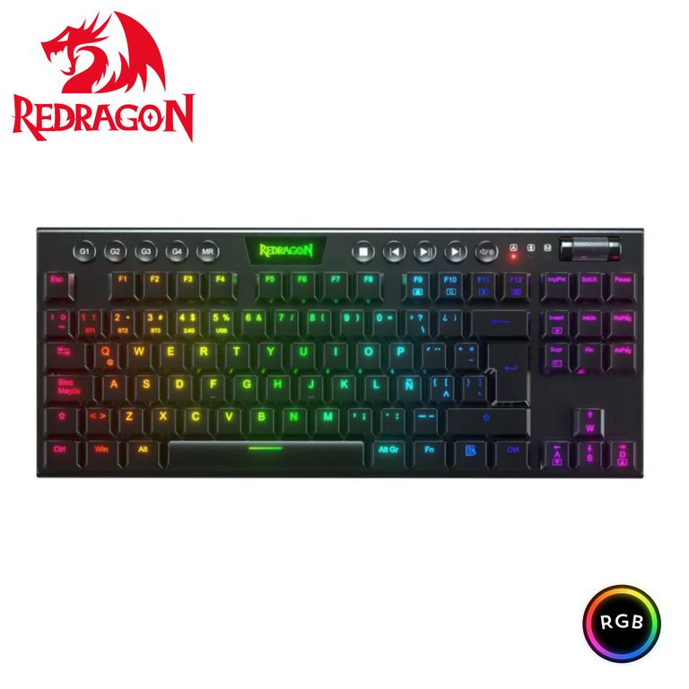 Teclado HORUS TKL Wireless Spanish K621-RGB-SP RED SWITCH