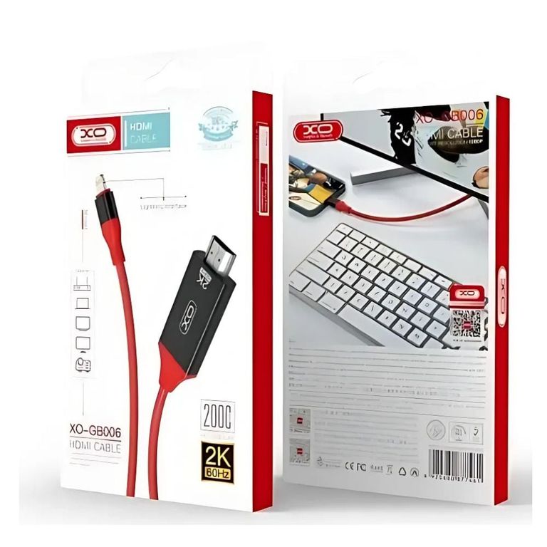 Adaptador 2k iPhoneiPad A HMDI XO-GB006