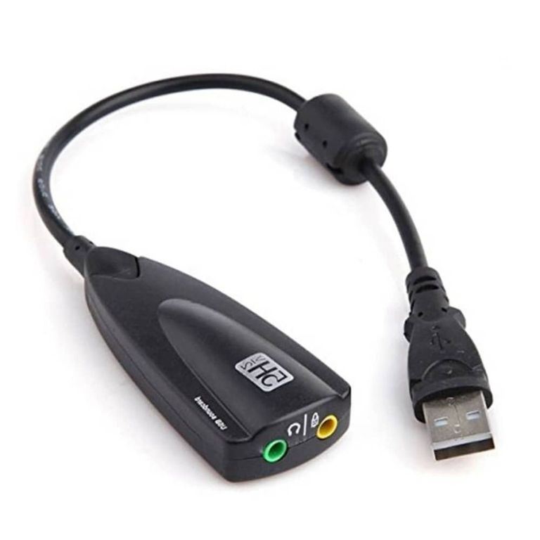 Tarjeta de sonido USB 2.0 Steel Sound 7.1 5hv2