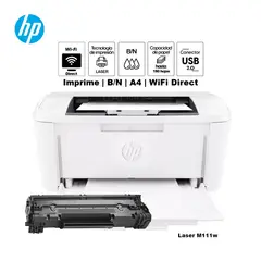 HP - Impresora Monocromatica Laser M111w WiFi USB