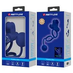PRETTY LOVE - Anillo Vibrador Retardante Estimulación para Parejas Juguete Sexual