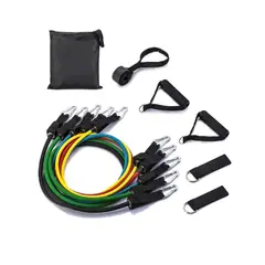 TODO FIT - Set 5 ligas Elásticas De Resistencia x5 Reforzadas con bandas
