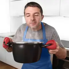 AURELA - LobsterGloves Guantes de silicona con forma de pinzas de langosta