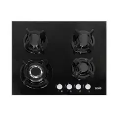 SOLE - Cocina empotrable vidrio templado SOLCO034 4 hornillas