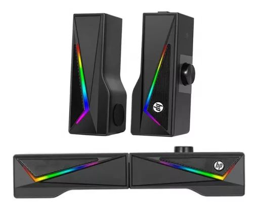 Parlantes Gamer Desprendibles para PC RGB DHE-6005