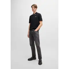 HUGO BOSS - Hugo - Polo de piqué de algodón con logo en contraste