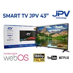 JPV - Televisor 43” FHD Smart TV WebOS + control magic