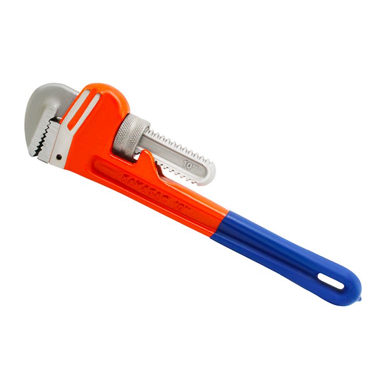 Llave Stilson Naranja 10″ Mango de Goma