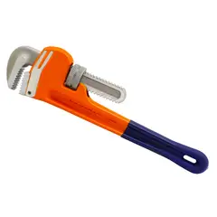 KAMASA - Llave Stilson Naranja 12″ Mango de Goma