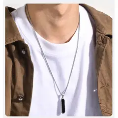 GENERICO - Collar Cadena Last de Acero Inoxidable Hombres