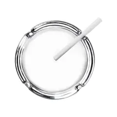 HYGGE - Cenicero de Vidrio Cristal Redondo