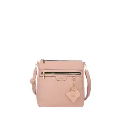 SECRET - Cartera Lisse Grande Rose