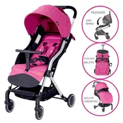 EVEZO - Coche Maleta AVENTIR Aluminio rosado