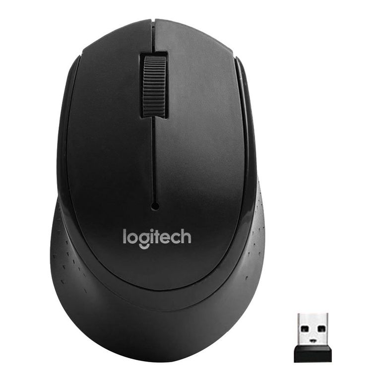 Mouse silencioso M330 inalambrico Negro