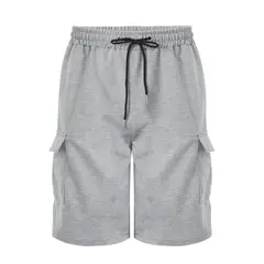 BLWOENS - Pantalones cortos de verano para hombres - Gris