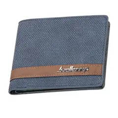 BAELLERRY - Billetera de cuero vegano PU de diseño clásico D1862