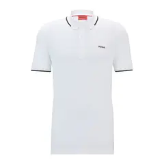 HUGO BOSS - Hugo - Polo slim fit de algodón elástico con logo estampado