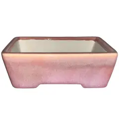 PERUBONSAI - MACETA PARA BONSAI ESMALTADA - YIXING - 14.5 X 10.5 X 4.5cm