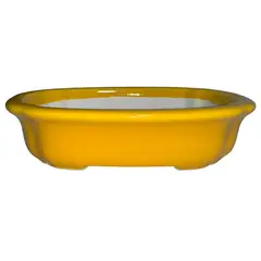 PERUBONSAI - MACETA PARA BONSAI ESMALTADA - YIXING - 15.3 X 12.5 X 3.5cm