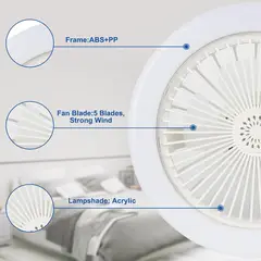 GENERICO - FOCO CON VENTILADOR CON CONTROL