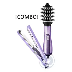 BABYLISS PRO - Pack BabylissPRO BNTLVPP44PE Plancha y Cepillo Eléctrico