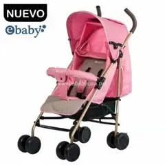 EBABY - Coche Bastón Reclinable Travis 214-3 Rosado