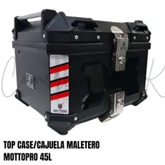 GENERICO - CAJUELA-MALETERO MOTTOPRO 45LITROS MOTO-CICLISMO TOP CASE
