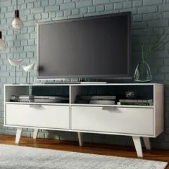 MADESA - Centro de Entretenimiento Mesa para TV Oslo Hasta 55 Pulgadas