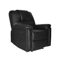BONNO - Sofa Relax King Reclinable Negro