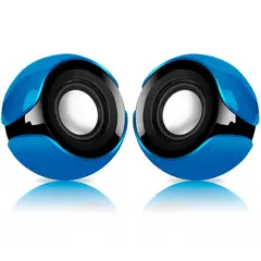 HALION - PARLANTE PARA PC USB 2.0 HA-S12 NEGRO- AZUL