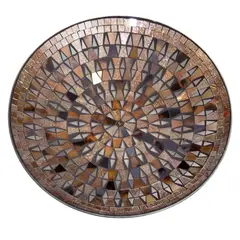 PANADECOR - Plato de Centro de Mesa Mosaico Multicolor