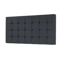 MAVISAC - Cabecera Cubes Dos Plazas Color Plomo - Tela